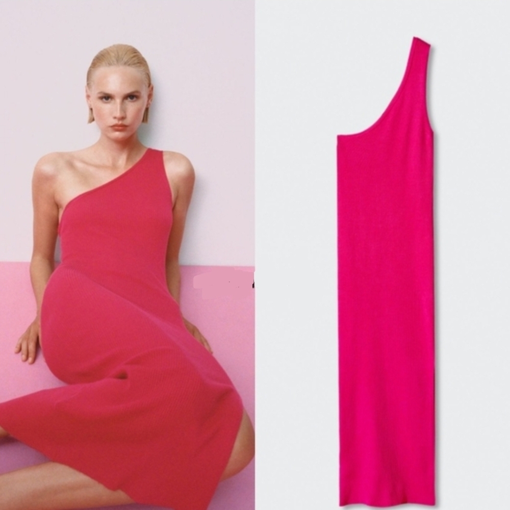 Mango Ribbed Dress